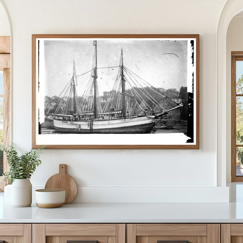 Exploring the Arctic: The Iconic Fram Ship, 1910s