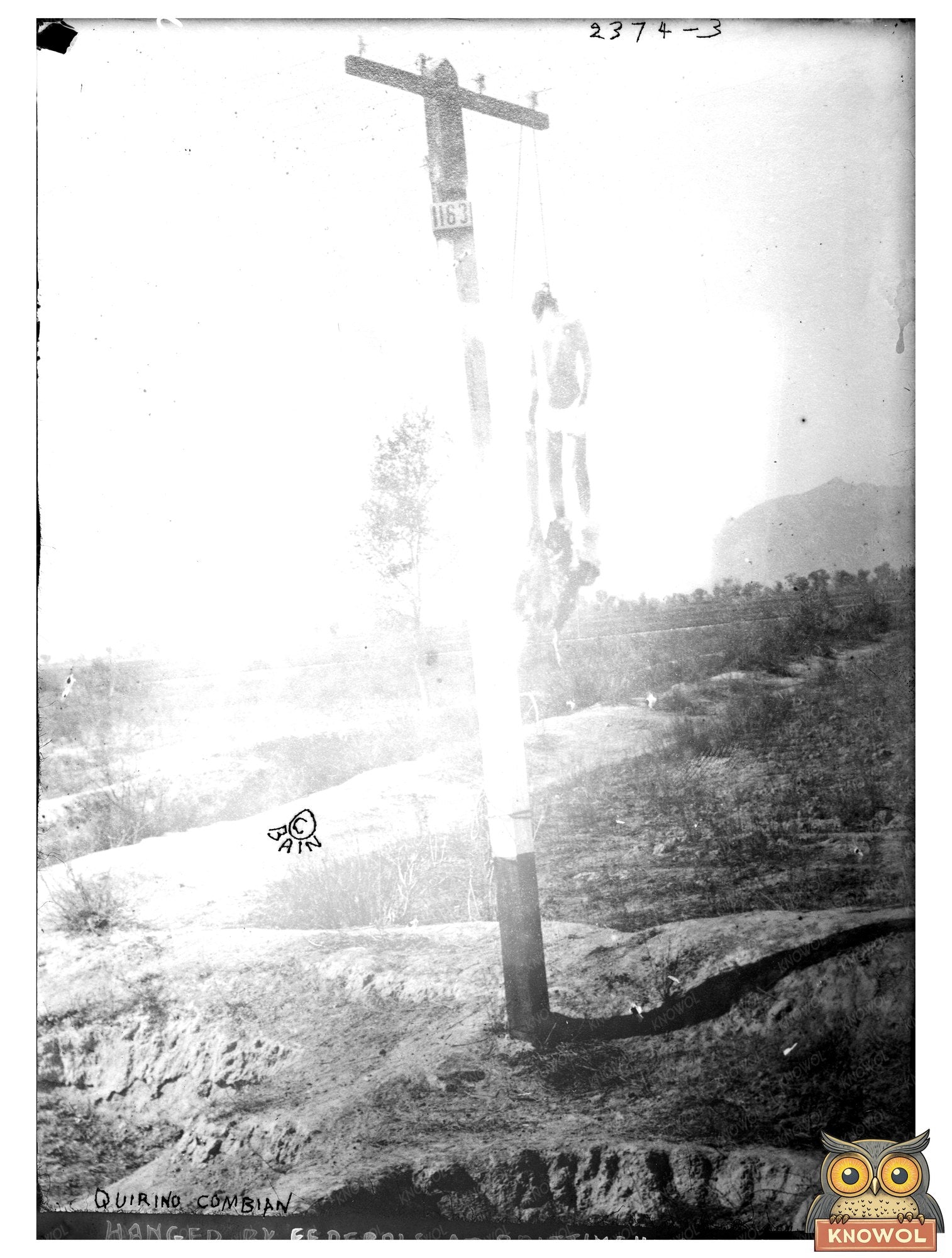 Historic Execution Scene: Quirino Combian in Mexico