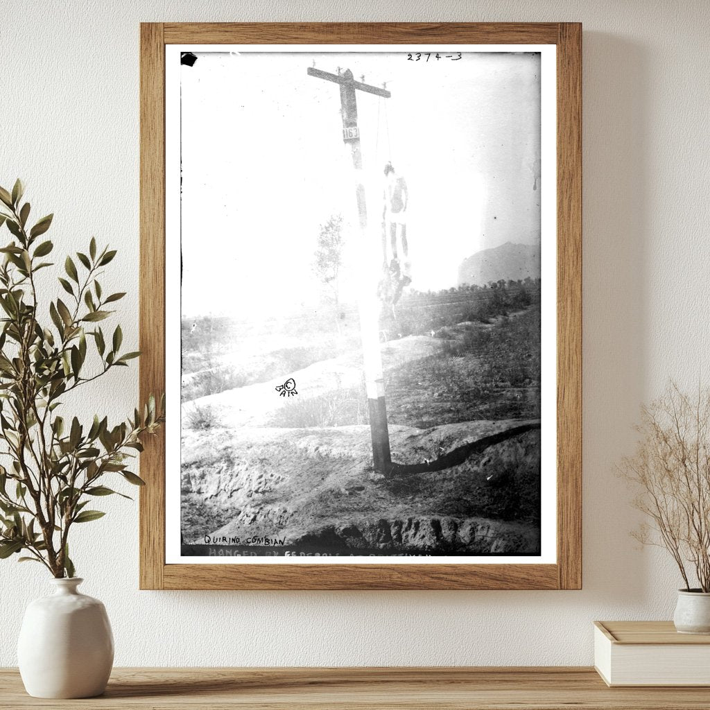 Historic Execution Scene: Quirino Combian in Mexico