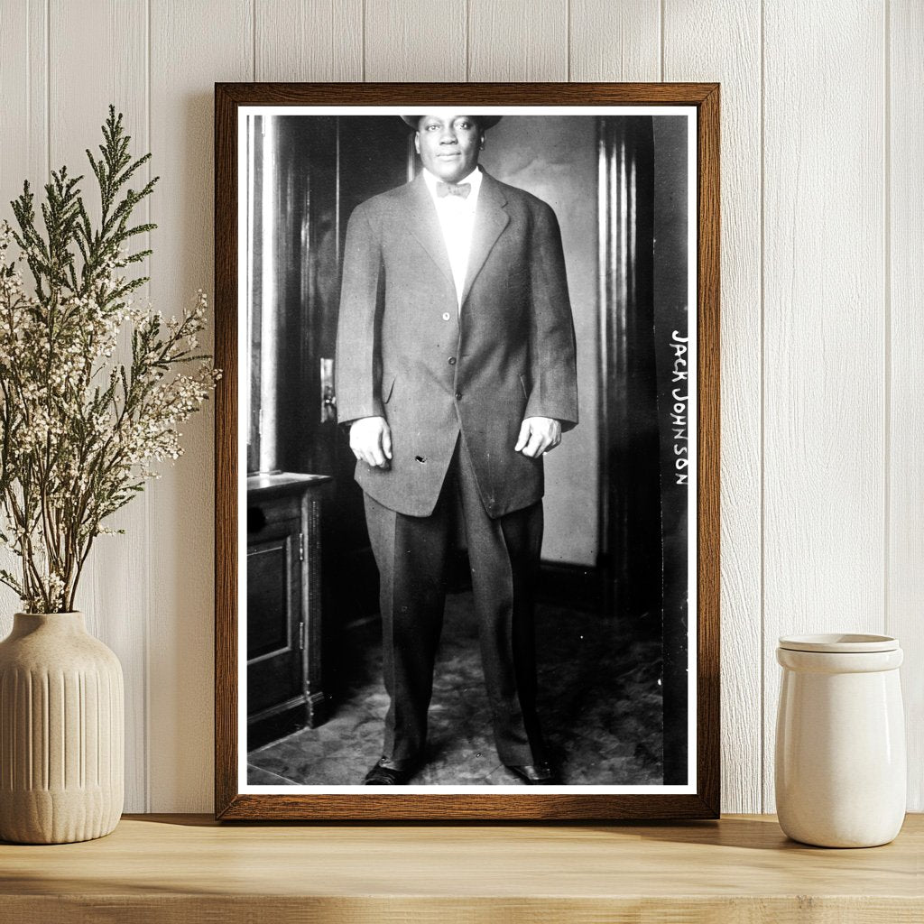 Historic Image of Jack Johnson: Boxings Trailblazer