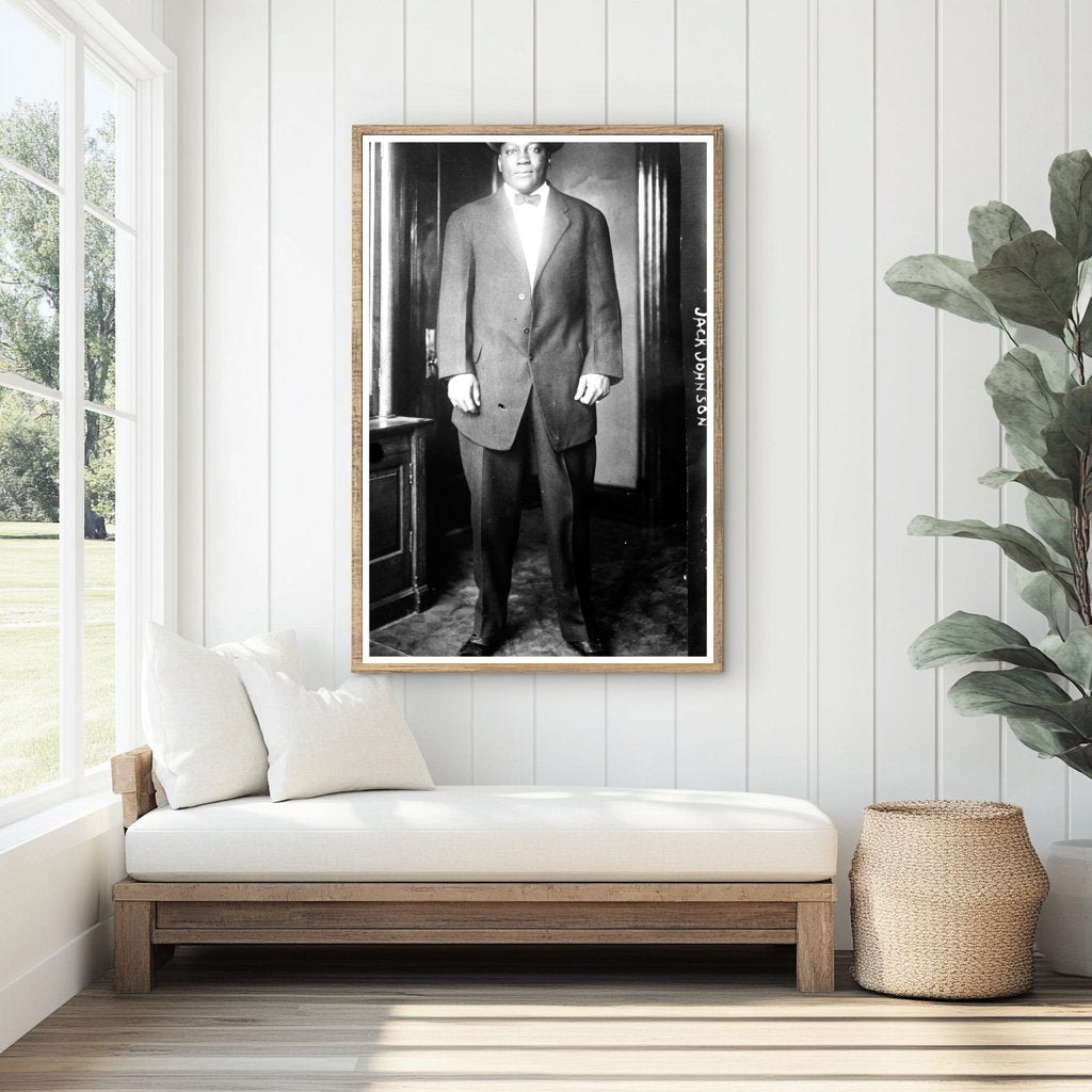 Historic Image of Jack Johnson: Boxings Trailblazer