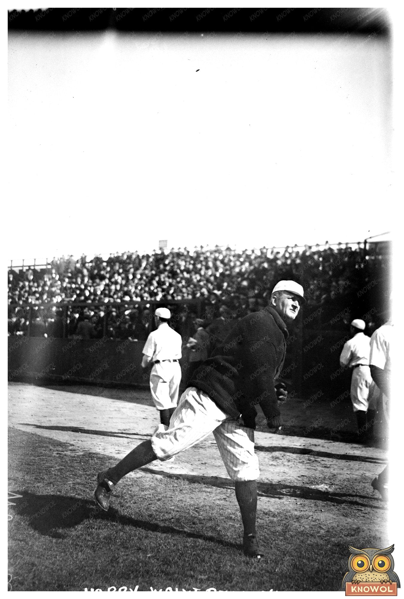 Vintage 1912 Baseball Legend Harry Wolverton Portrait