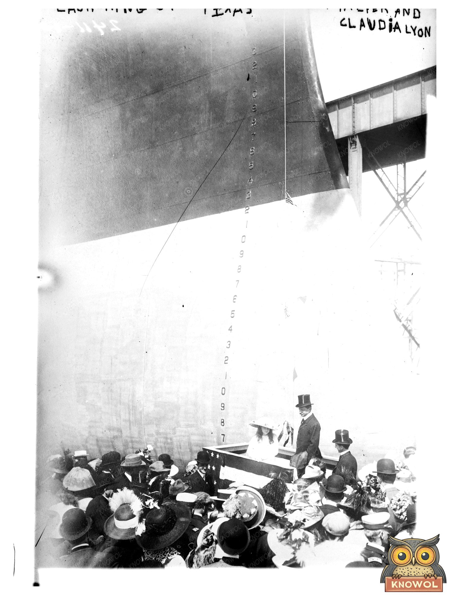 1912 Launch of the Battleship Texas: A Historic Event