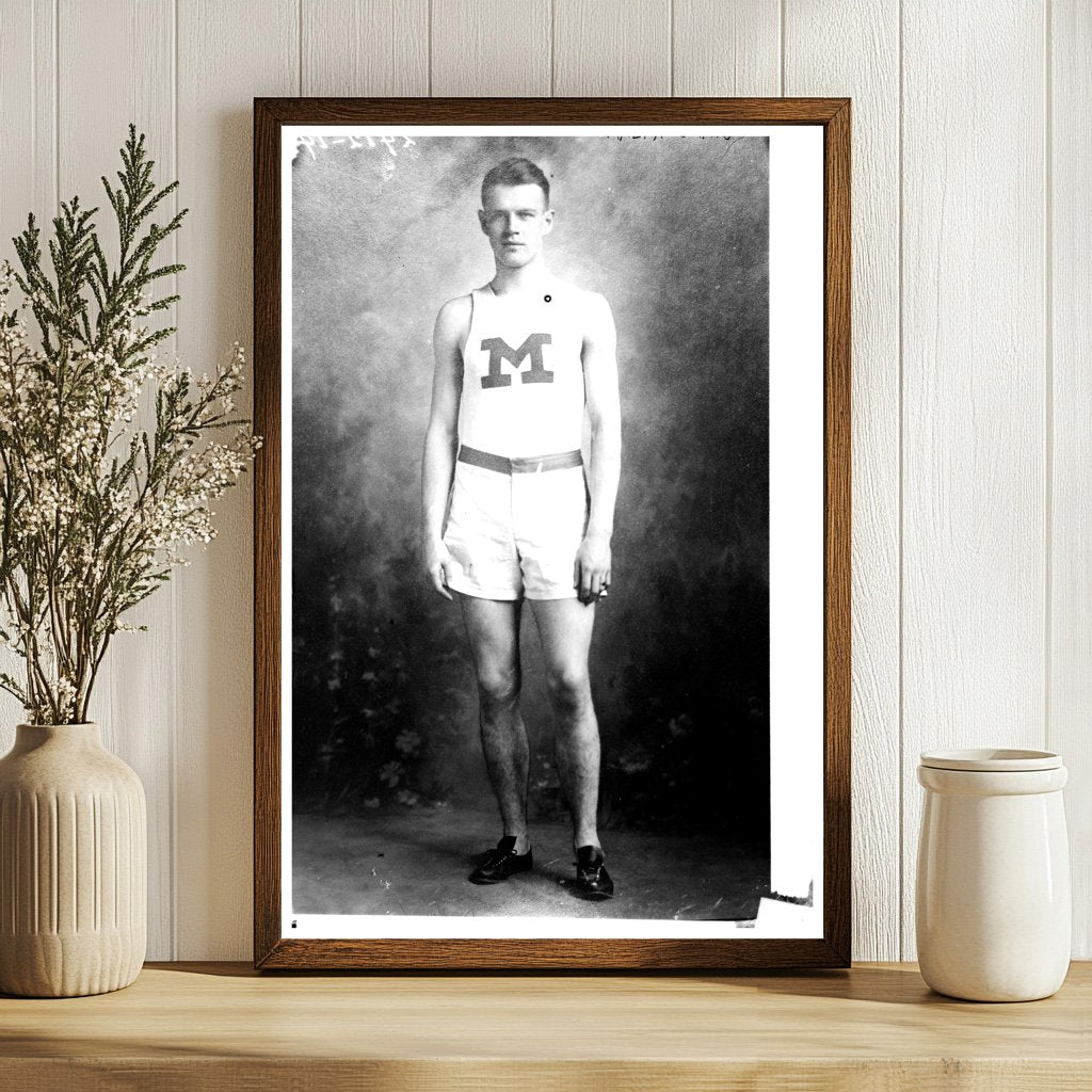 Historic Olympic Gold Medalist in Action, 1912