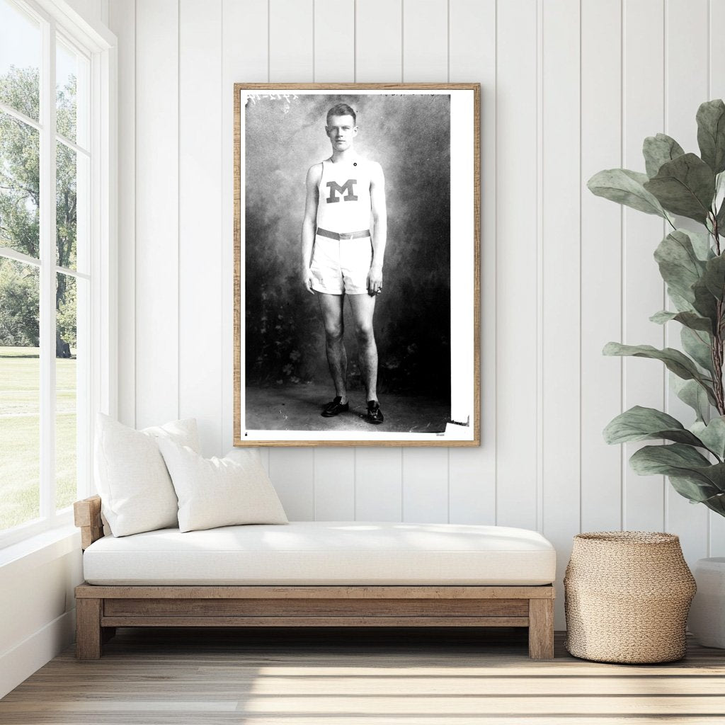 Historic Olympic Gold Medalist in Action, 1912