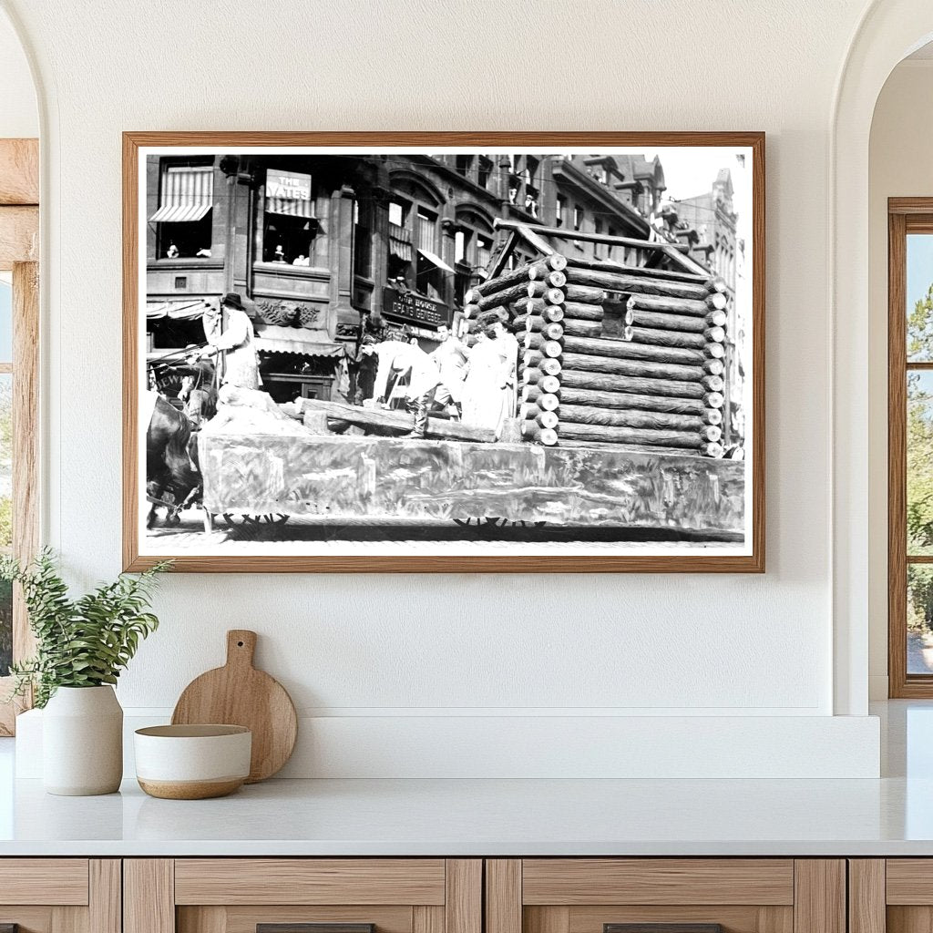 Rochester Centennial: Historic First Log Cabin