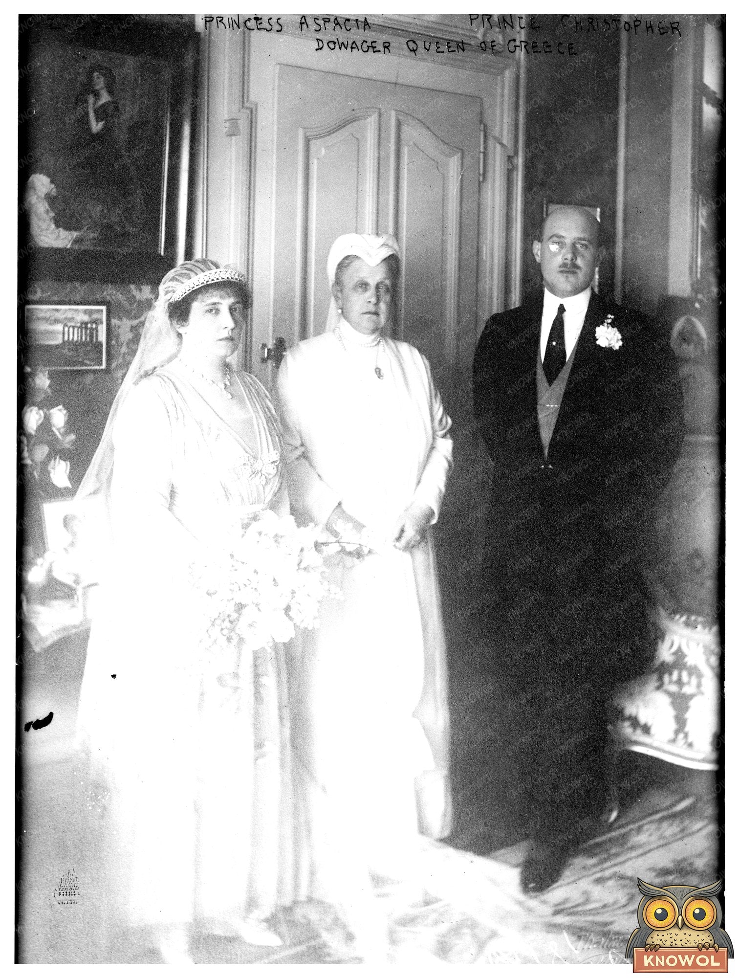 1920 Royal Gathering: Princess Aspacia & Greek Royals