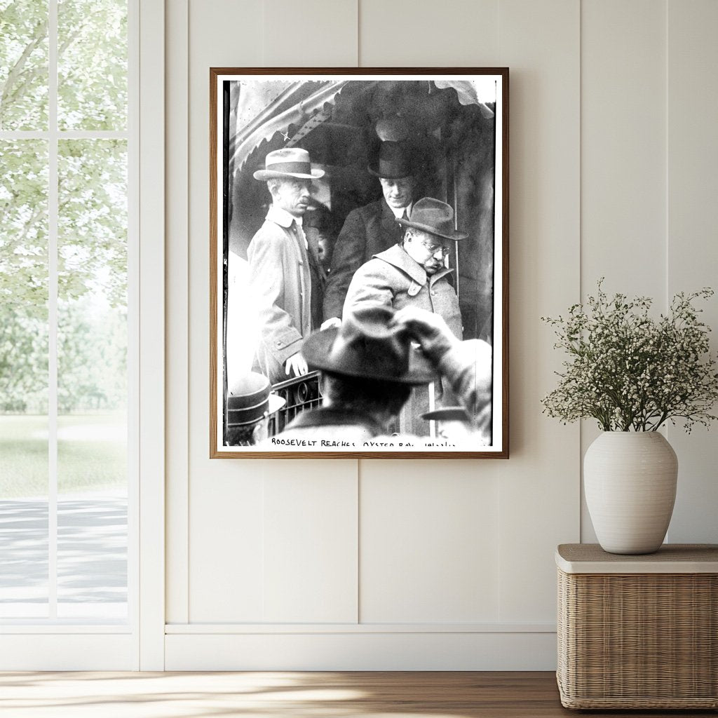 Historic Arrival: Roosevelt in Oyster Bay, 1912