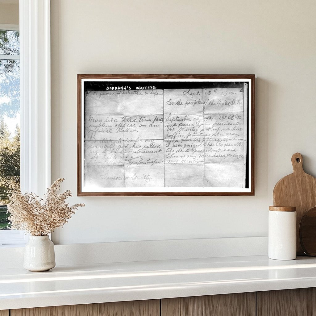 1912 Historical Writing Scene: The Legacy of Schrank