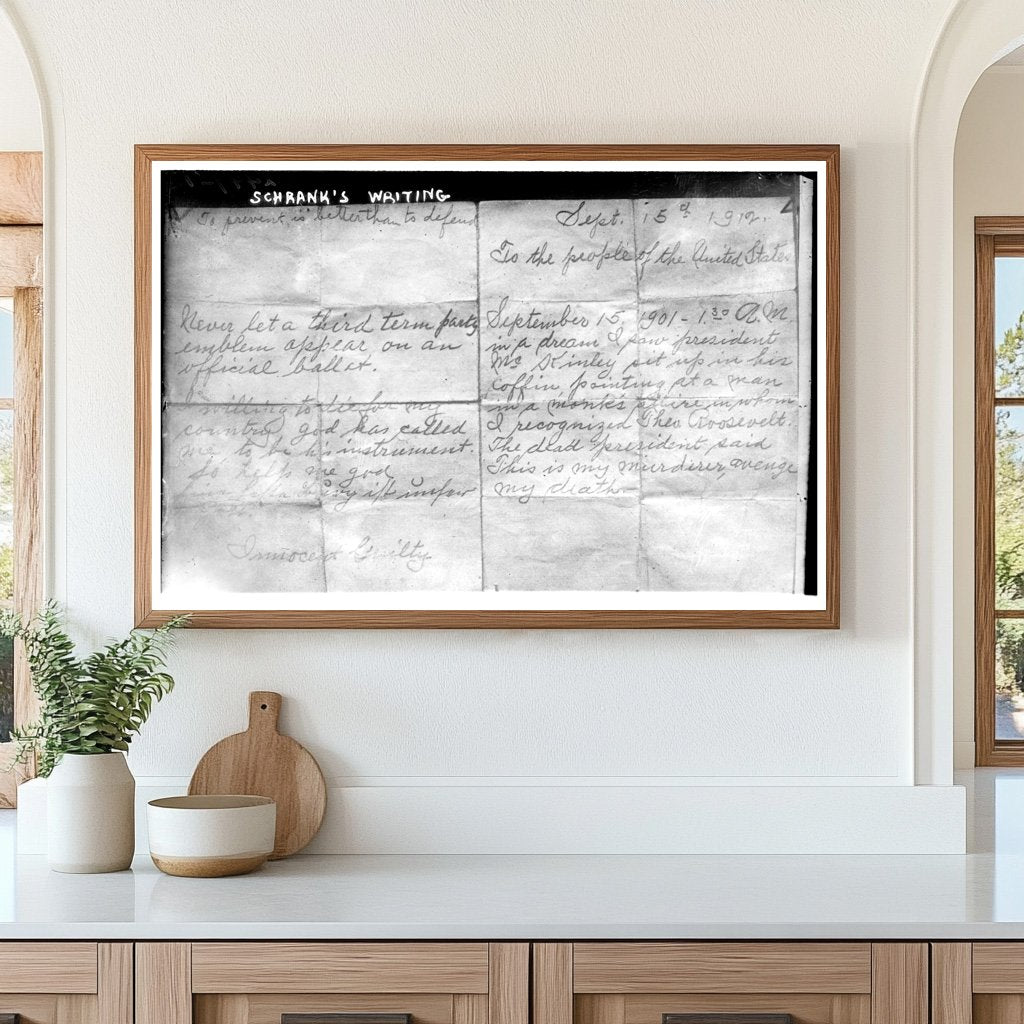 1912 Historical Writing Scene: The Legacy of Schrank