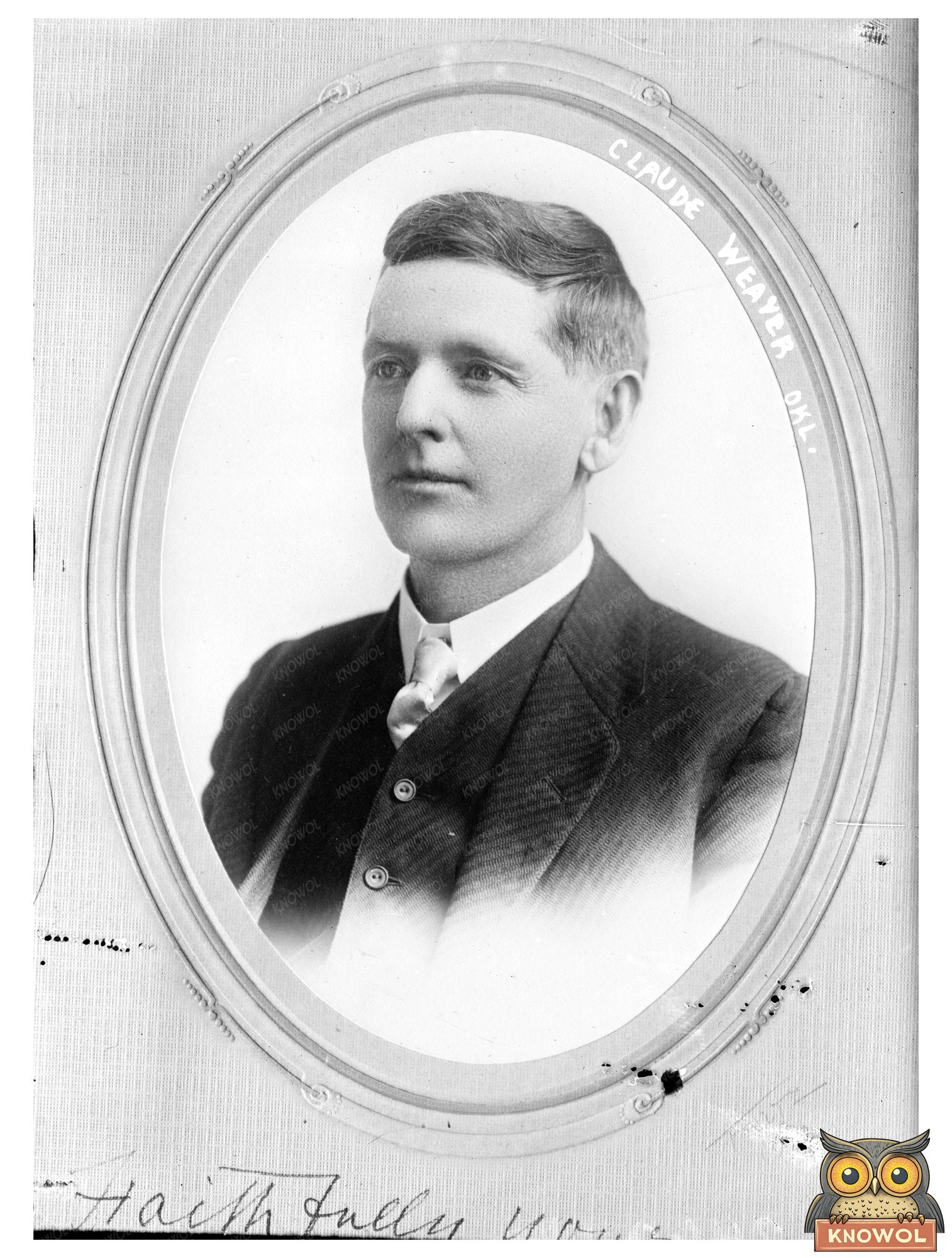 Oklahoma Pioneer Portrait from Early 1910s Era