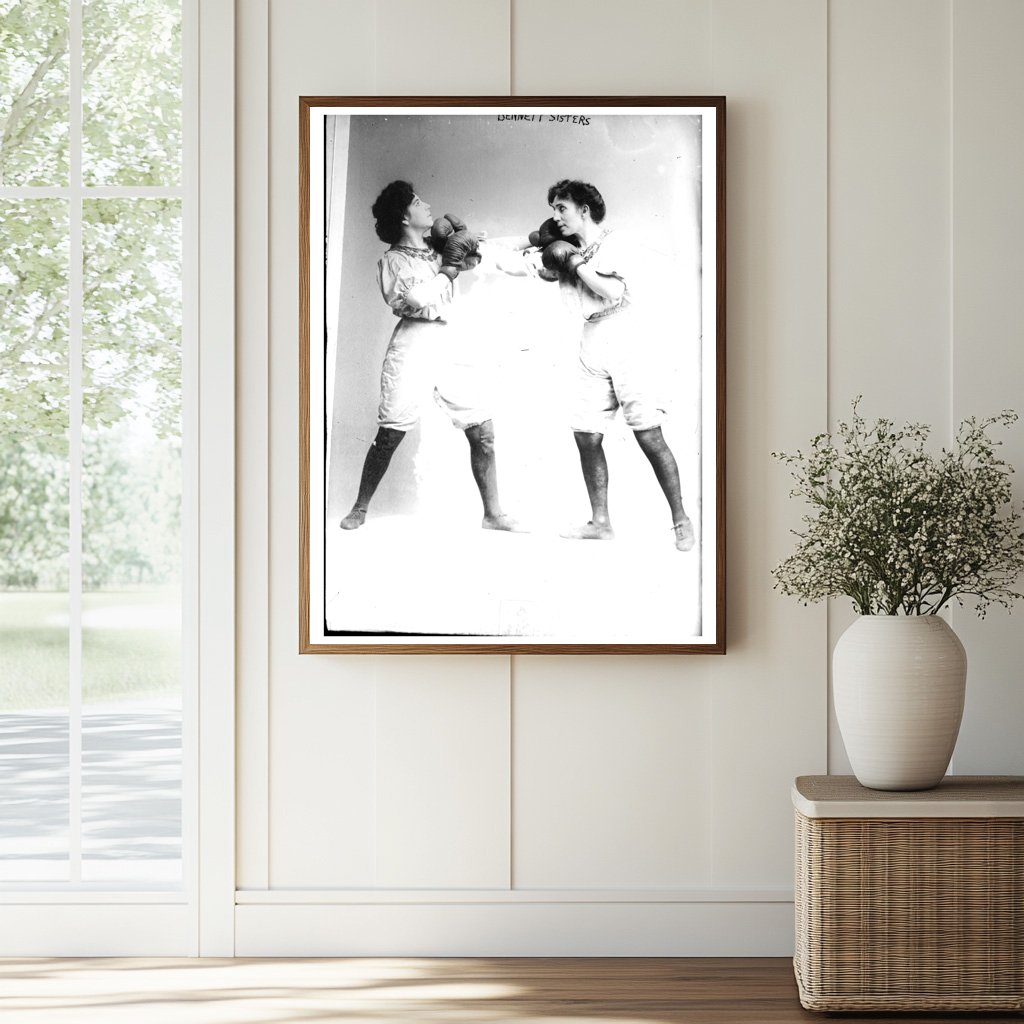 1910s Boxing Match: Bold Bennett Sisters Battle