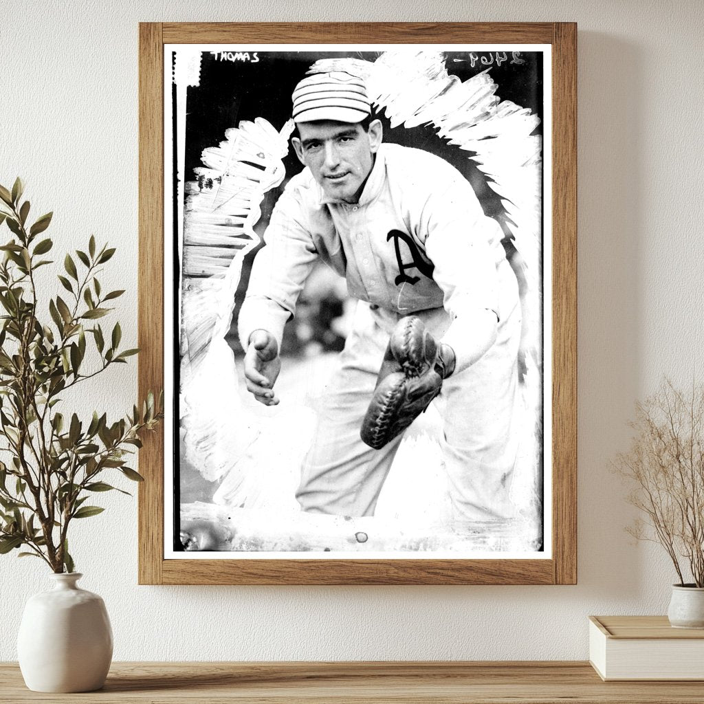 1911 Baseball Star Ira Thomas in Philadelphia