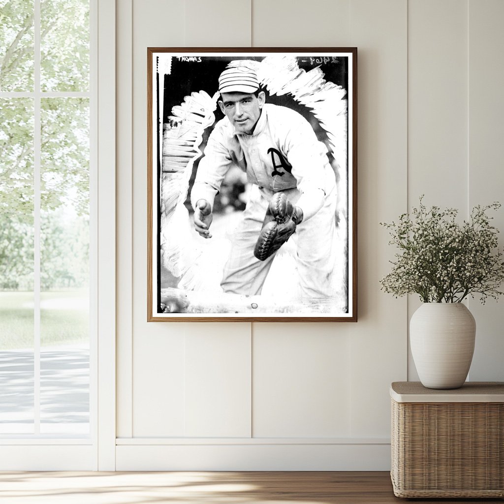 1911 Baseball Star Ira Thomas in Philadelphia