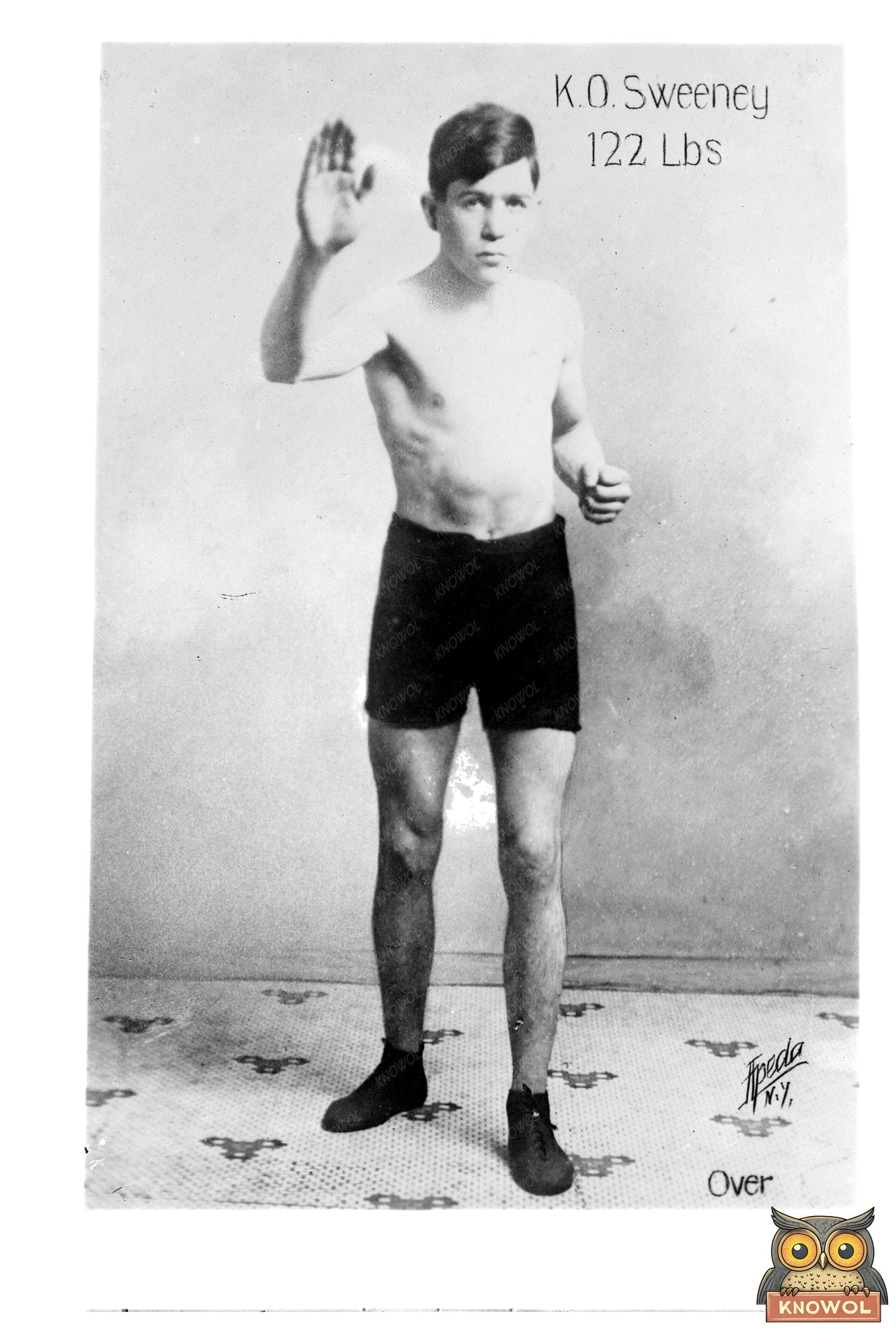 Captivating Portrait of K.O. Sweeney, 1910s