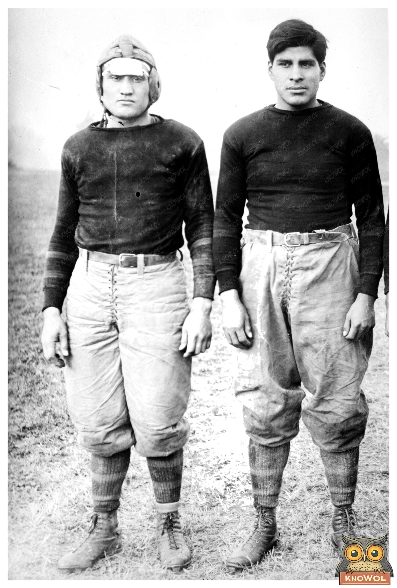Vintage Friendship: Circa 1910 Portrait of Two Men