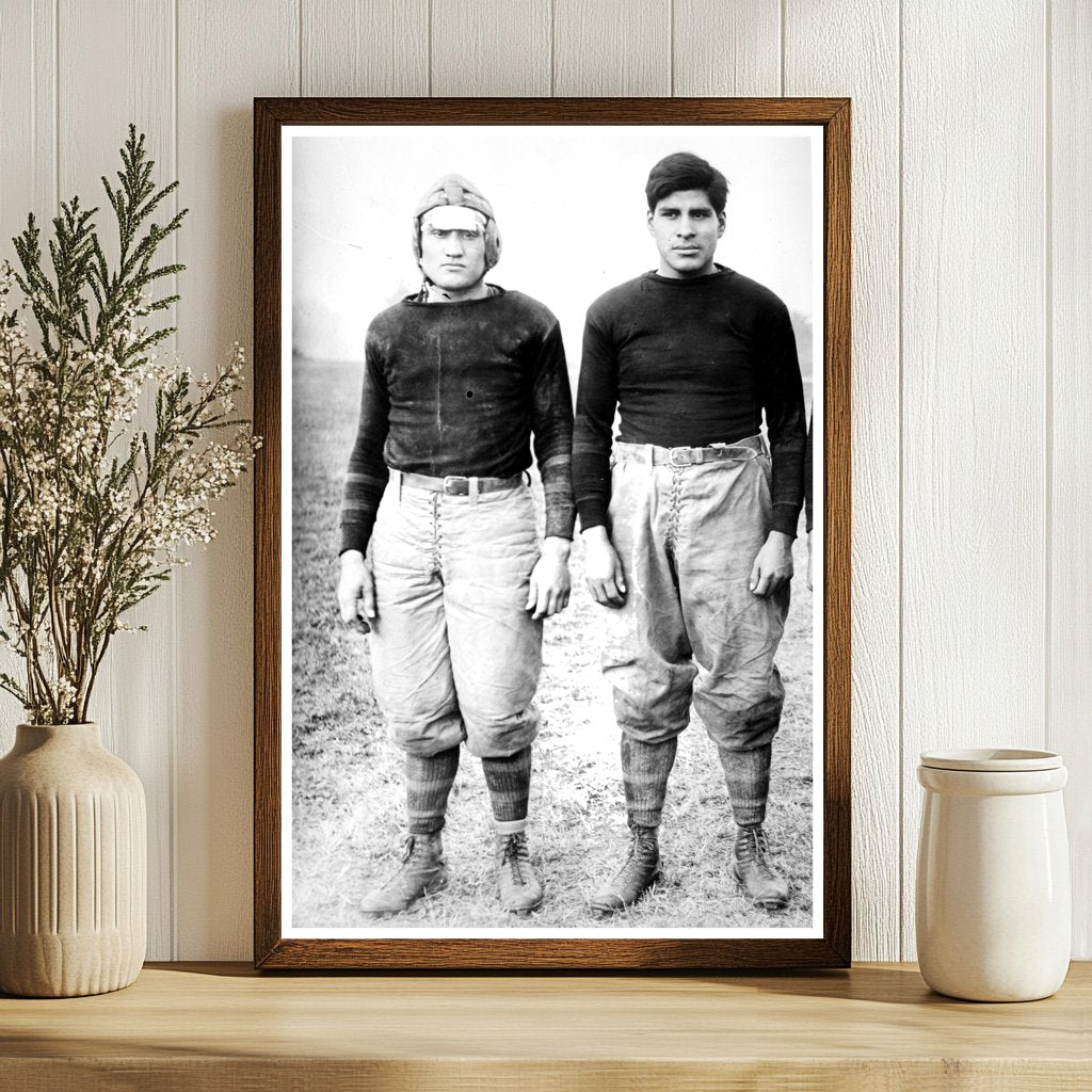 Vintage Friendship: Circa 1910 Portrait of Two Men
