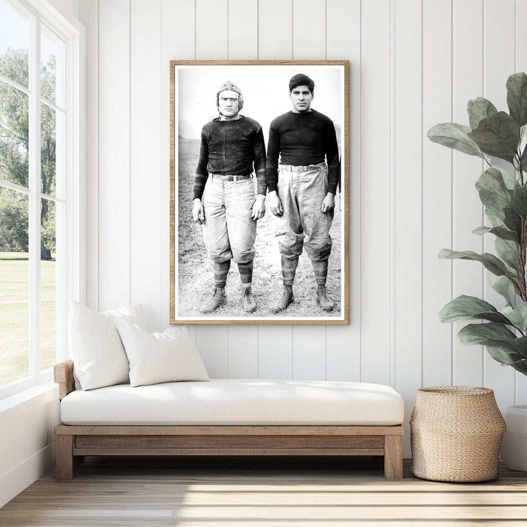 Vintage Friendship: Circa 1910 Portrait of Two Men