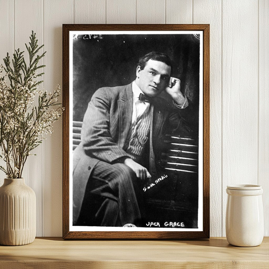 Early 1900s Gentleman Portrait: Timeless Elegance