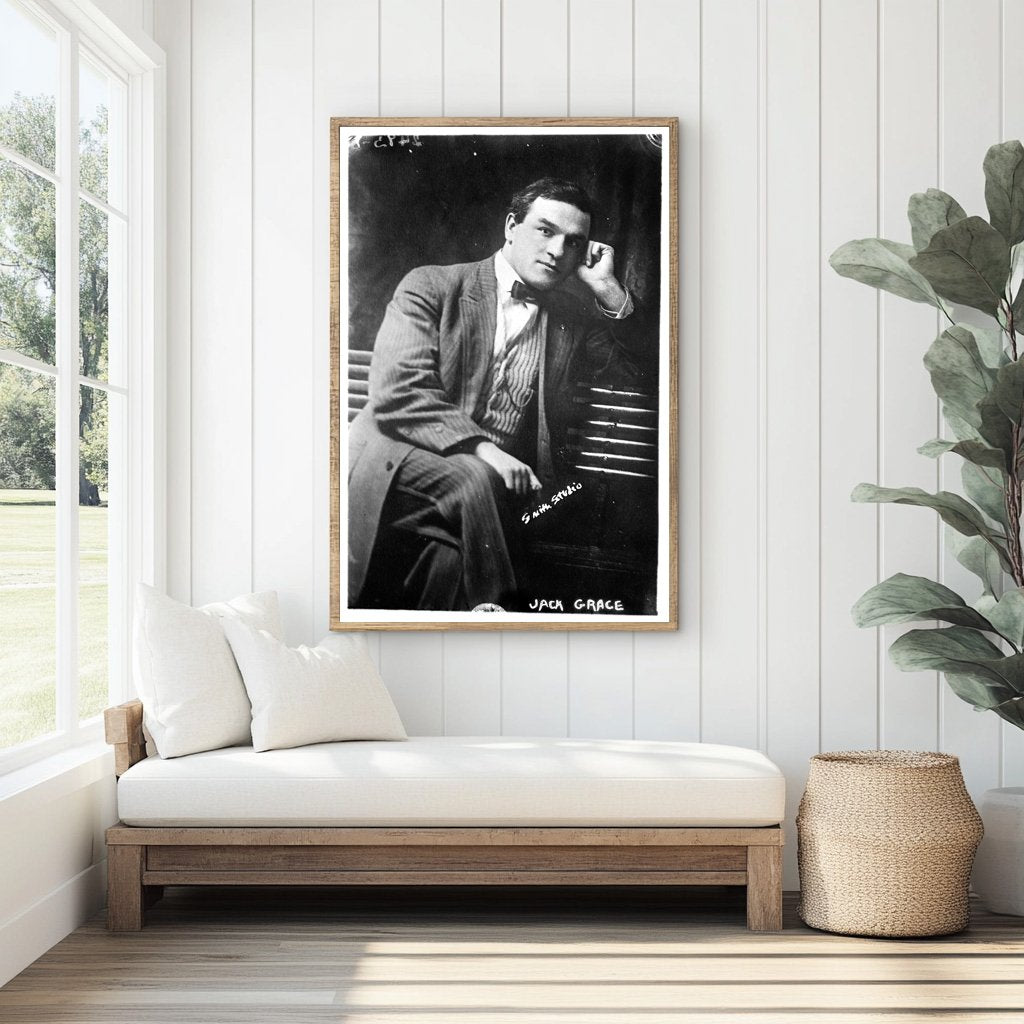 Early 1900s Gentleman Portrait: Timeless Elegance