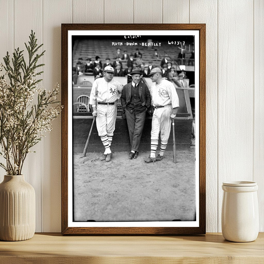 Babe Ruth & Jack Bentley: Giants Exhibition Game 1923