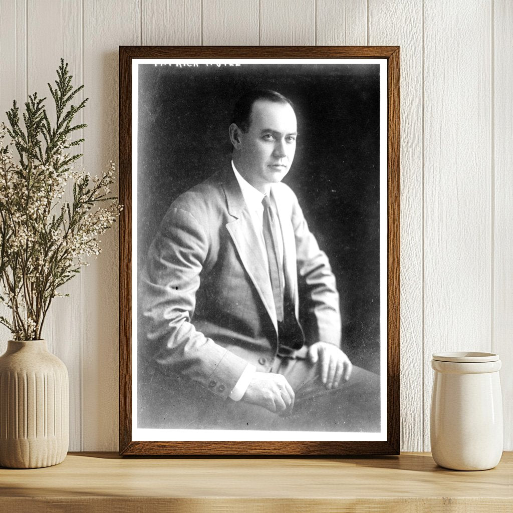 Historic Portrait of Early 20th Century Leader
