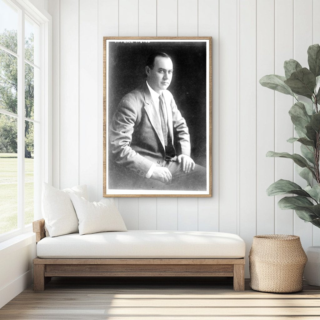Historic Portrait of Early 20th Century Leader