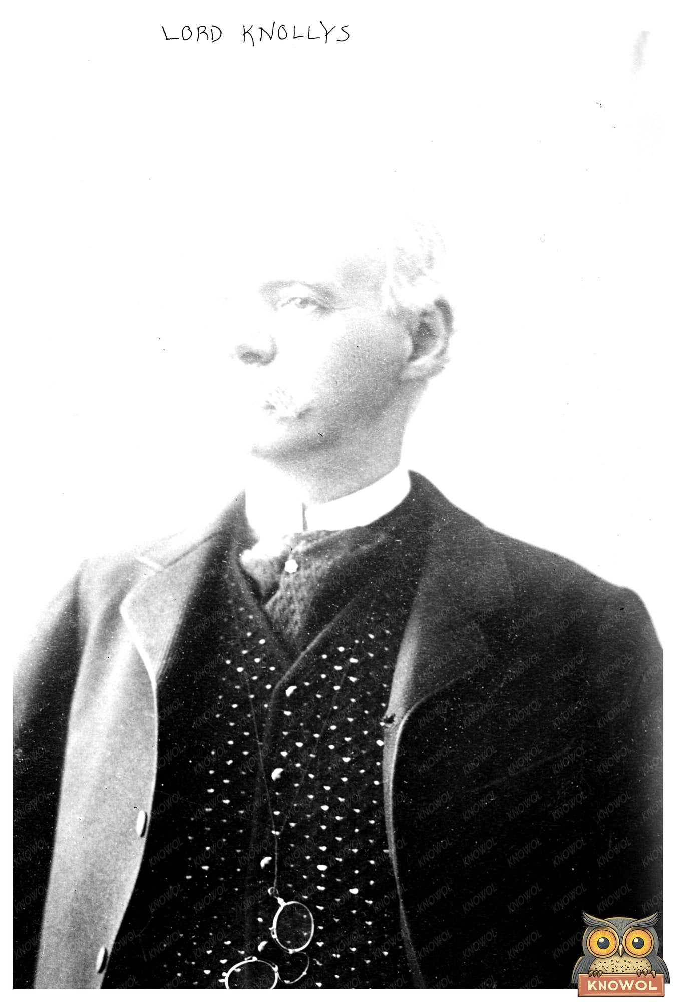 Vintage Portrait of a Notable British Civil Servant