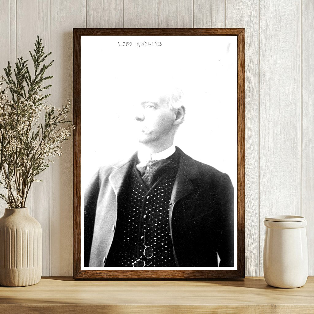 Vintage Portrait of a Notable British Civil Servant