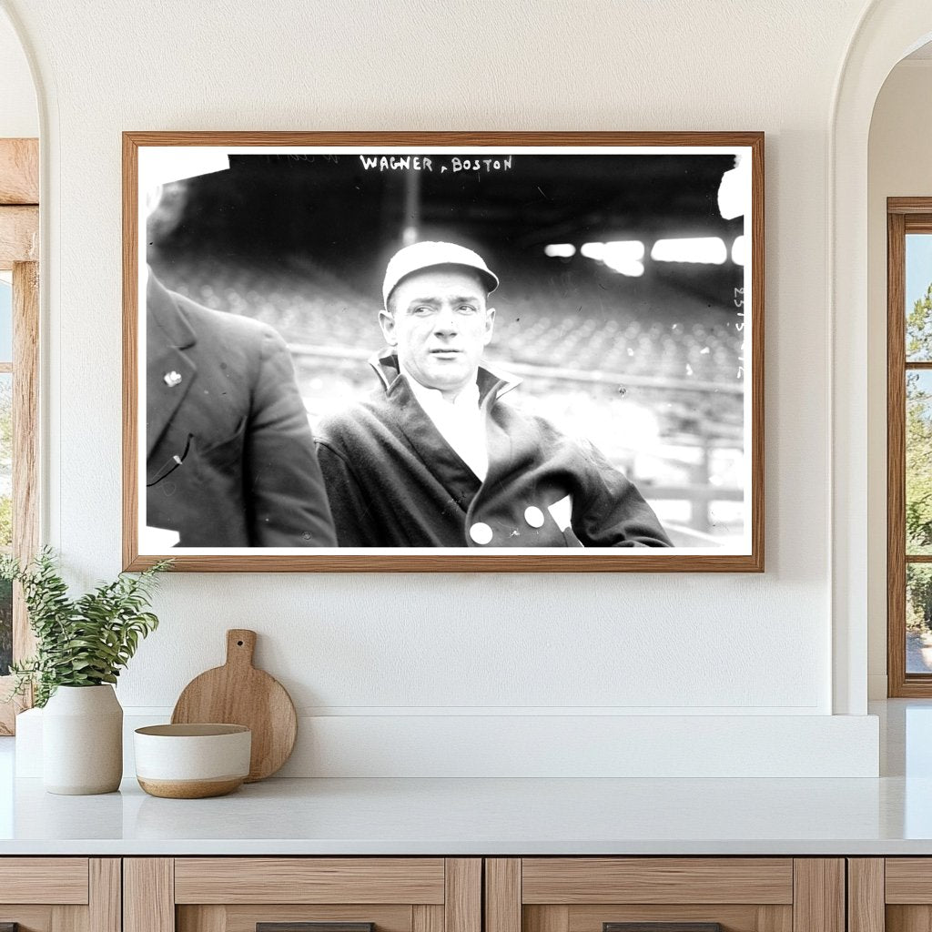 1913 Boston Red Sox Shortstop in Action