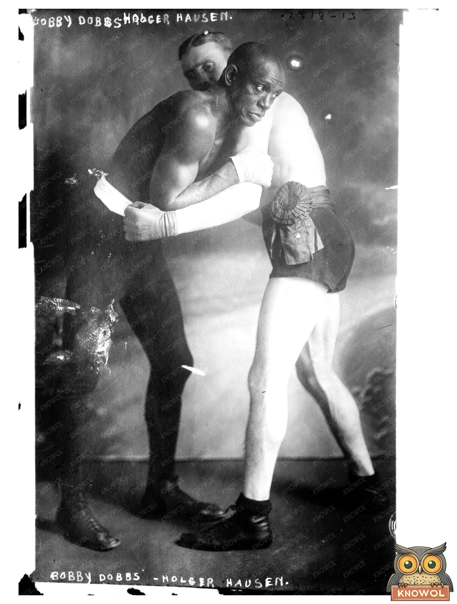 1910 Portrait of Holger Hausen: A Timeless Glimpse