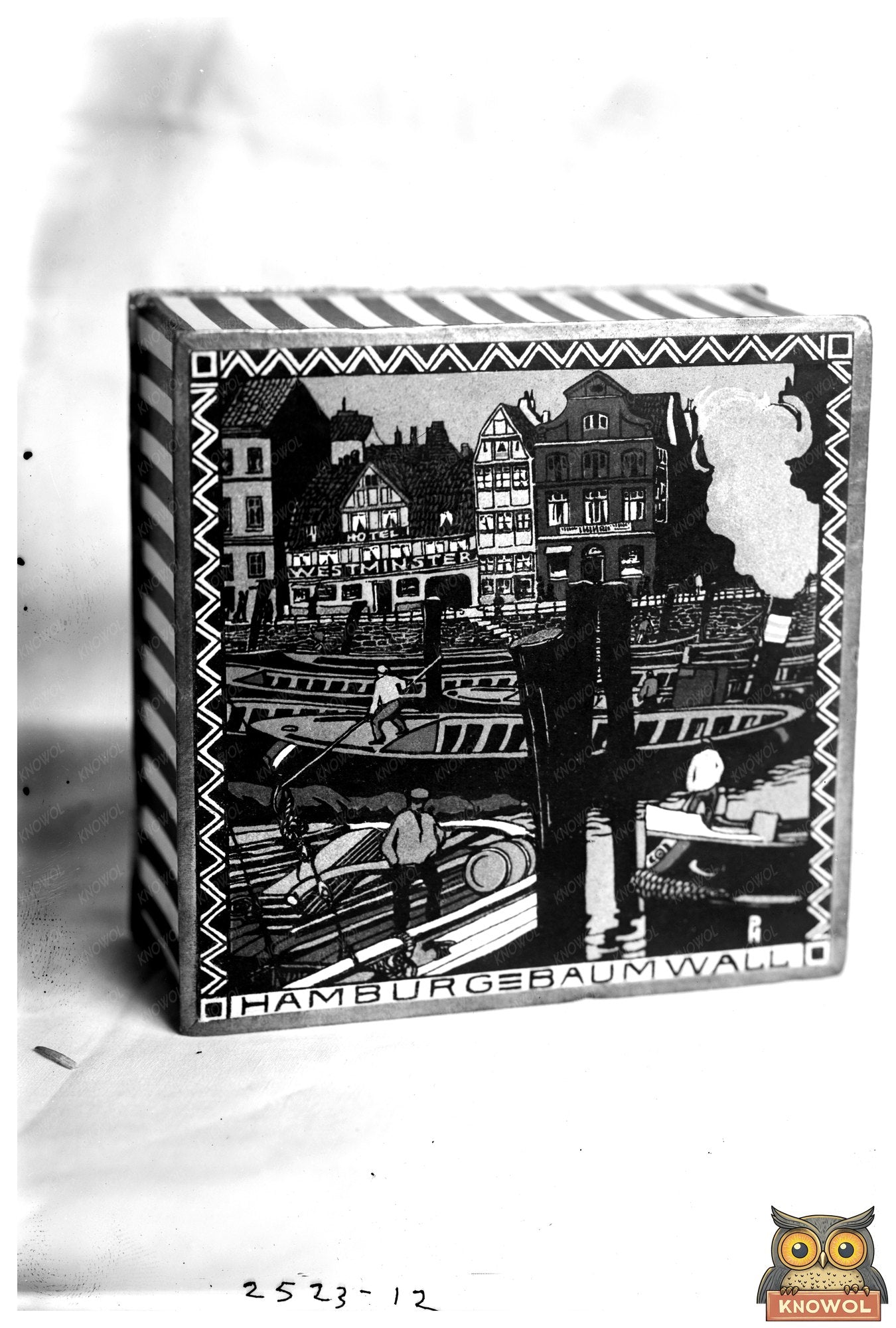 Antique Hamburg Foreign Package - Early 1910s Charm