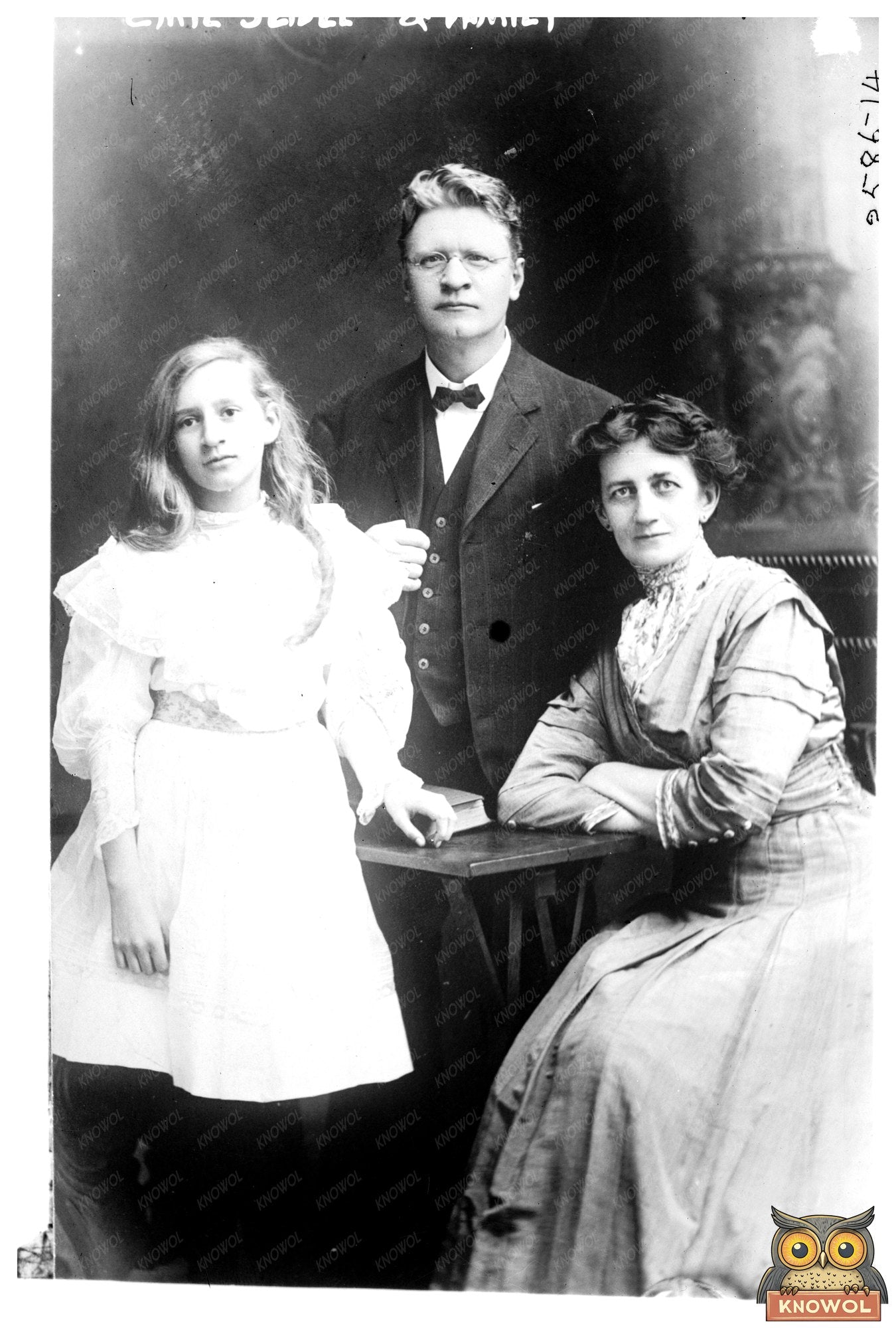 1910s Family Portrait of Politician Emil Seidel