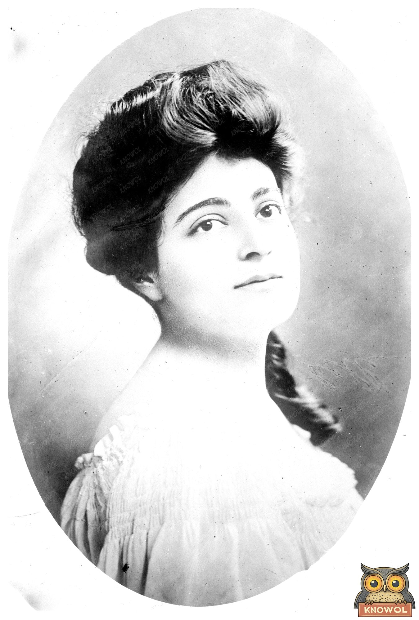 Vintage Vaudeville Star Flora Zabelle Portrait