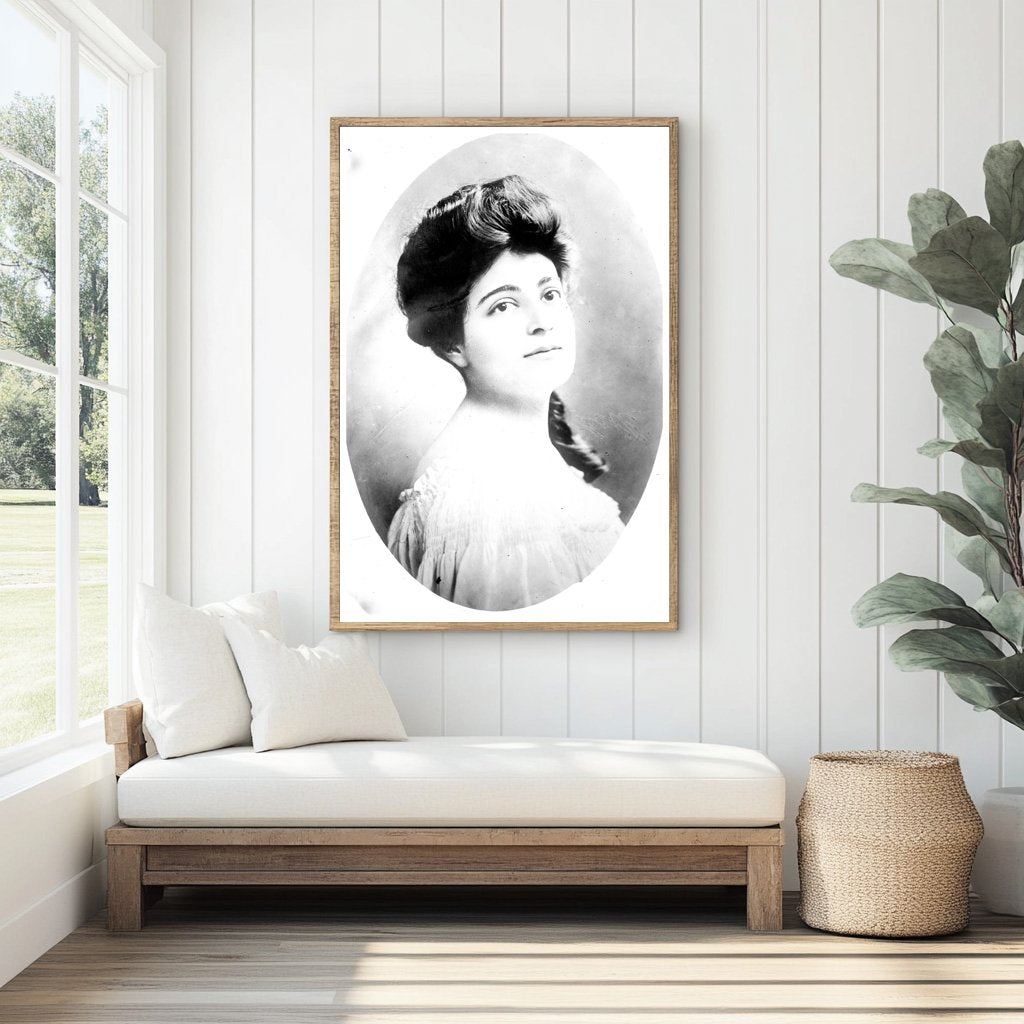 Vintage Vaudeville Star Flora Zabelle Portrait