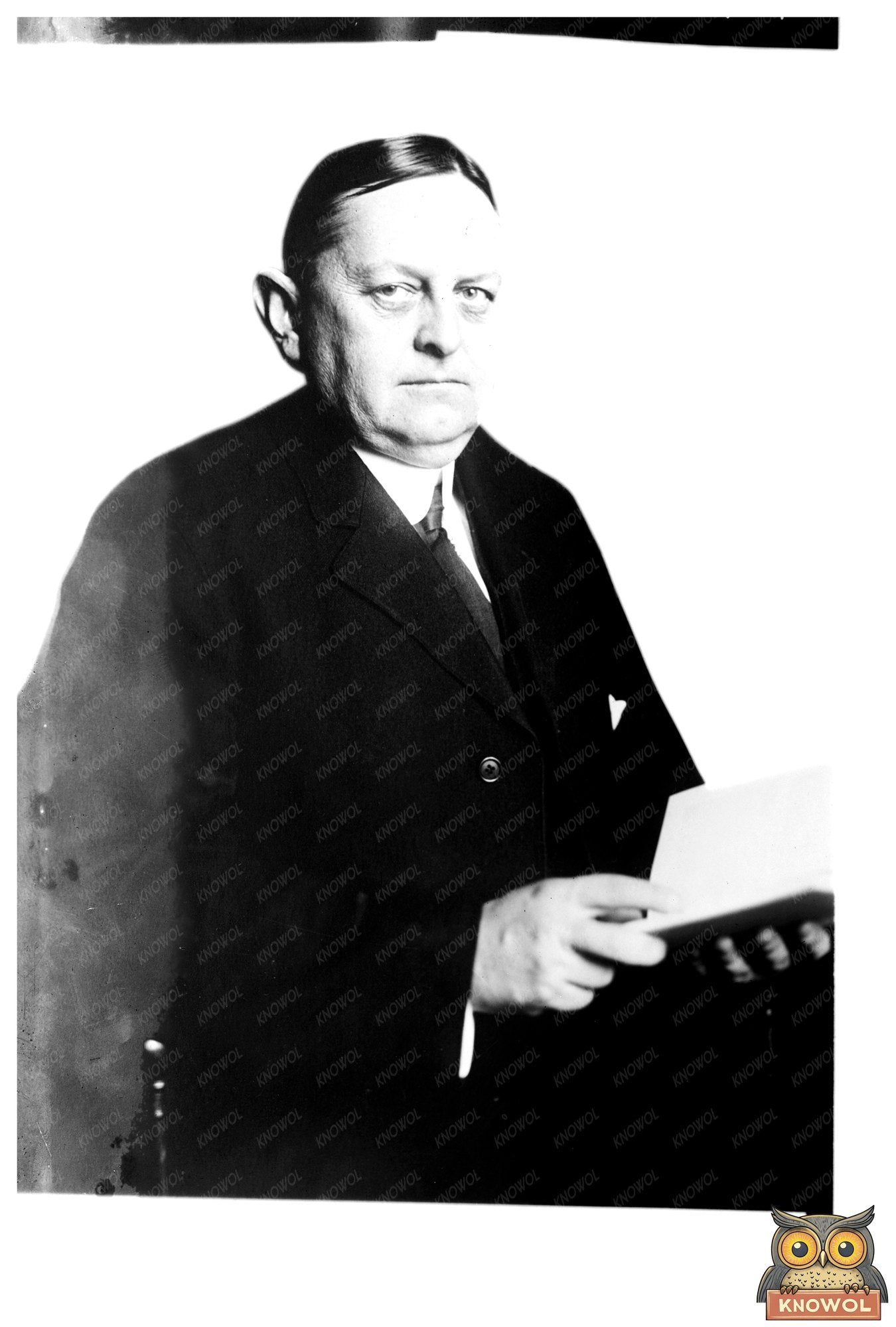 Early 20th Century Political Leader Portrait