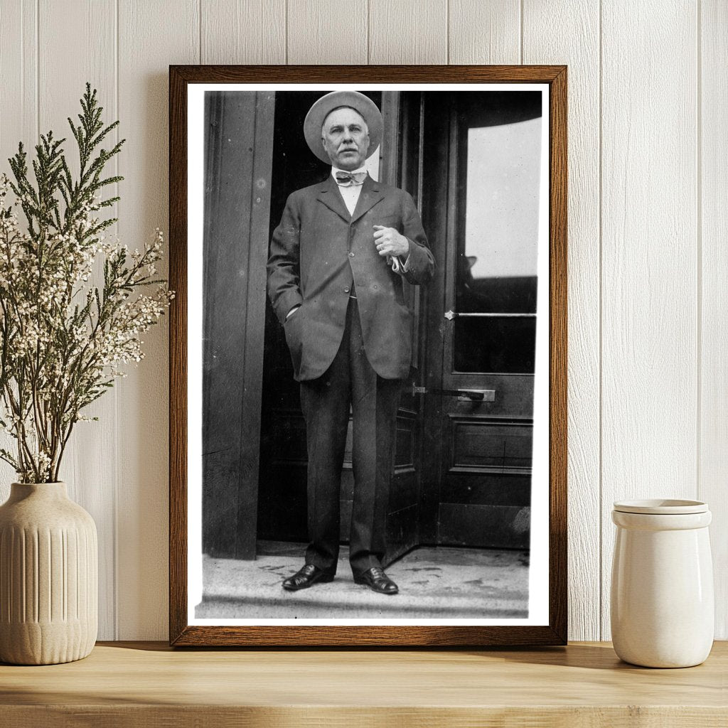 Early 1910s Portrait of Indianas Political Leader