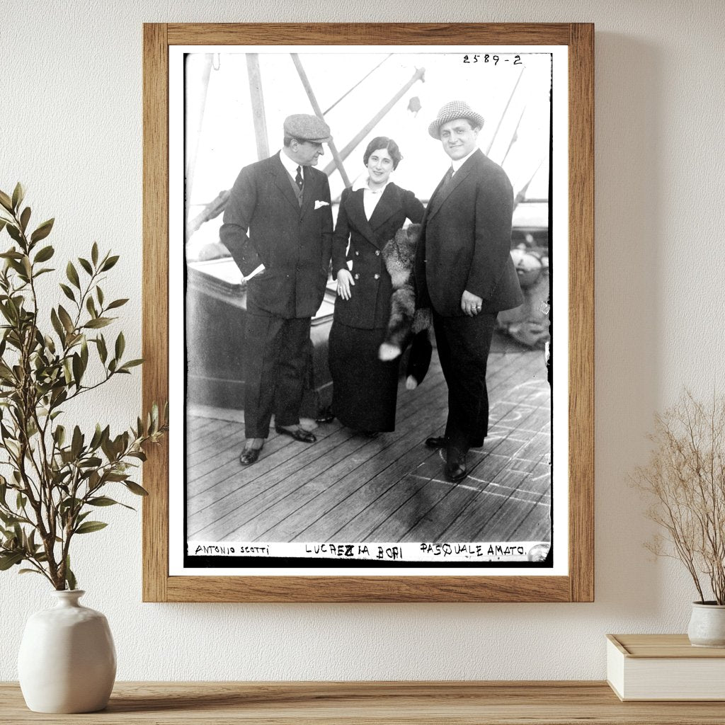 Historic Arrival: Opera Stars Greet NYC, 1912
