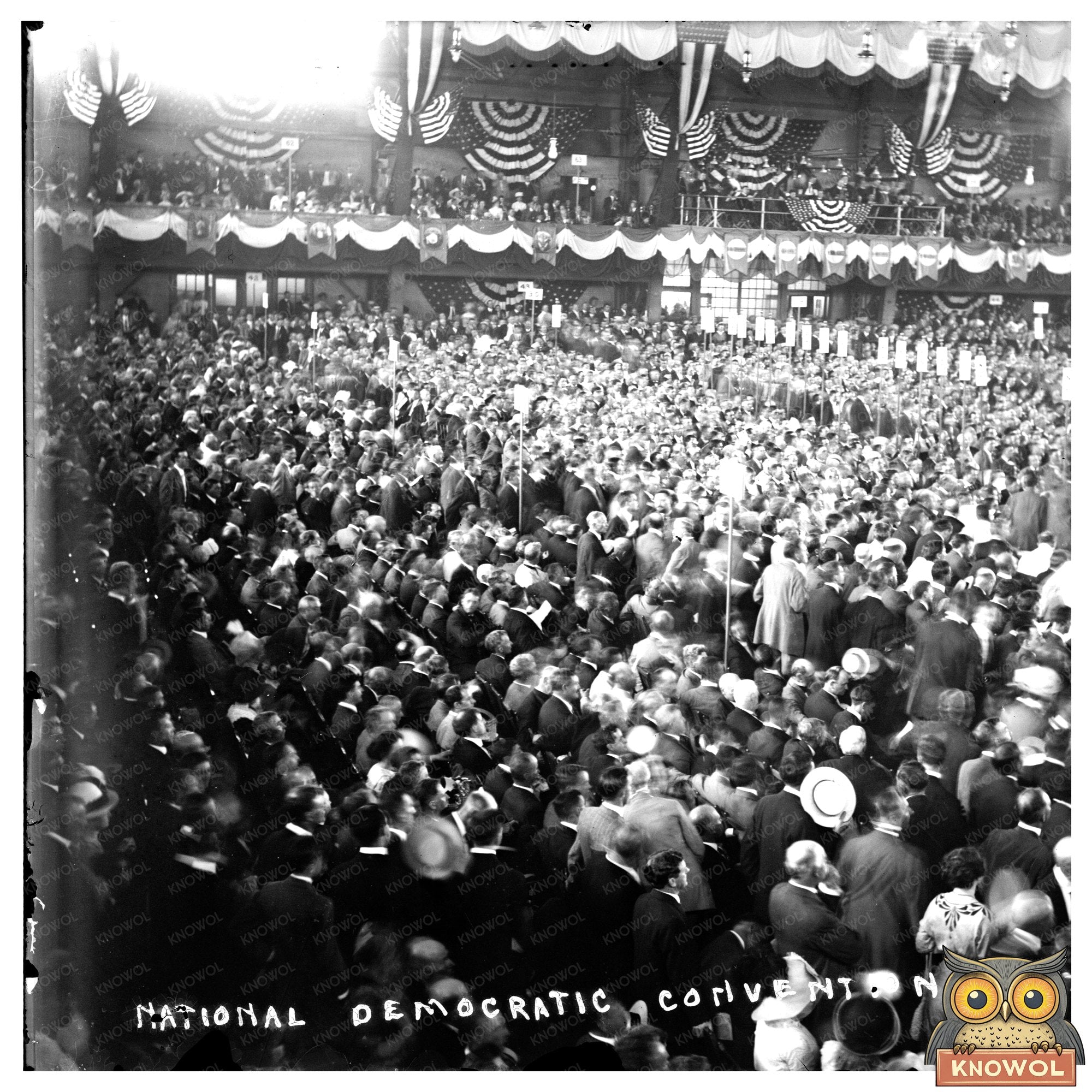 Historic National Democratic Convention Gathering, 1910s