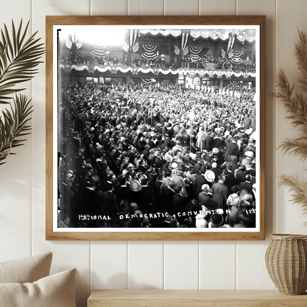 Historic National Democratic Convention Gathering, 1910s