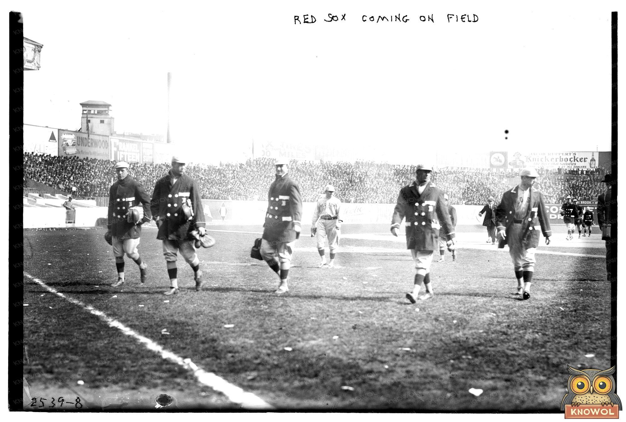 1912 Red Sox Take the Field for Historic World Series