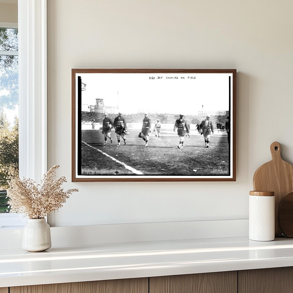 1912 Red Sox Take the Field for Historic World Series