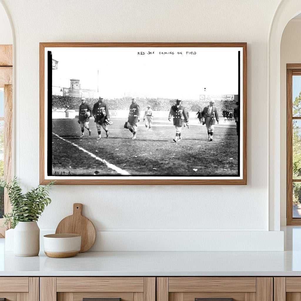 1912 Red Sox Take the Field for Historic World Series