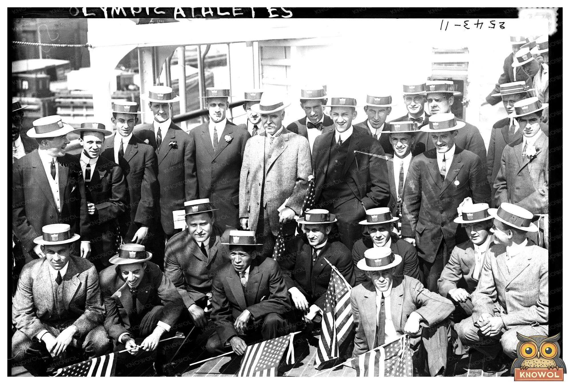 1912 Olympic Spirit: Athletes Competing in Stockholm
