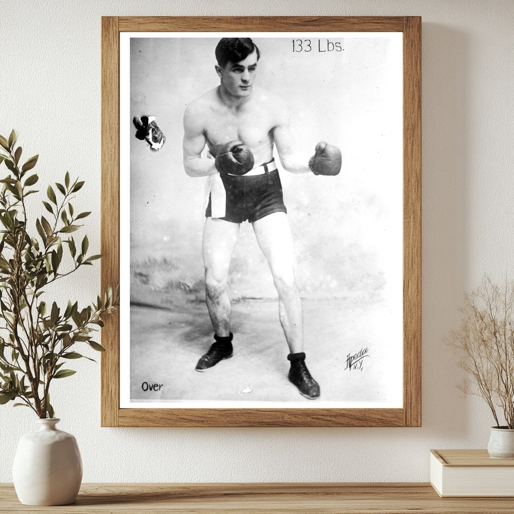 Vintage 1910s Boxer Kid Albert in Action