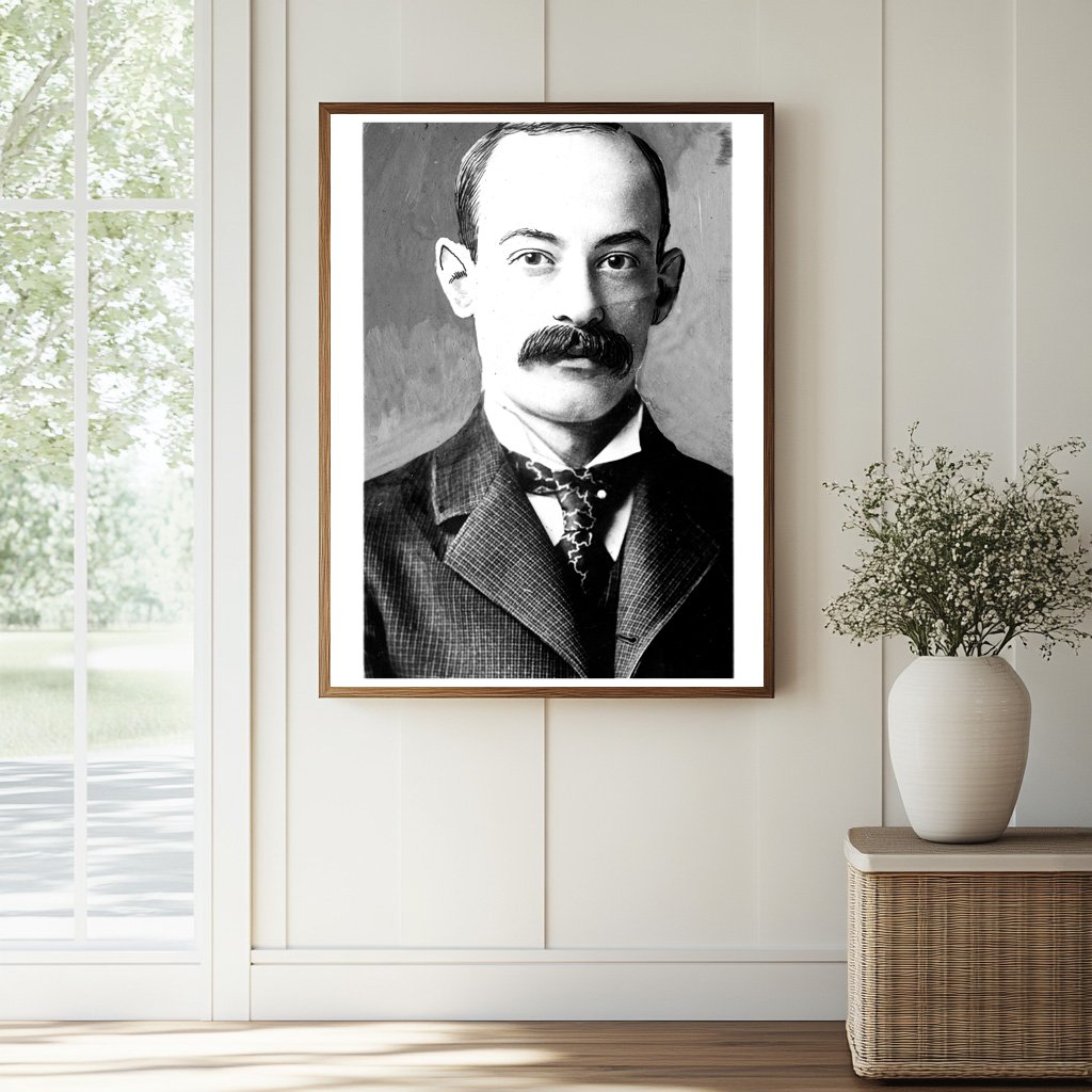Prominent Early 20th Century Social Icon Portrait