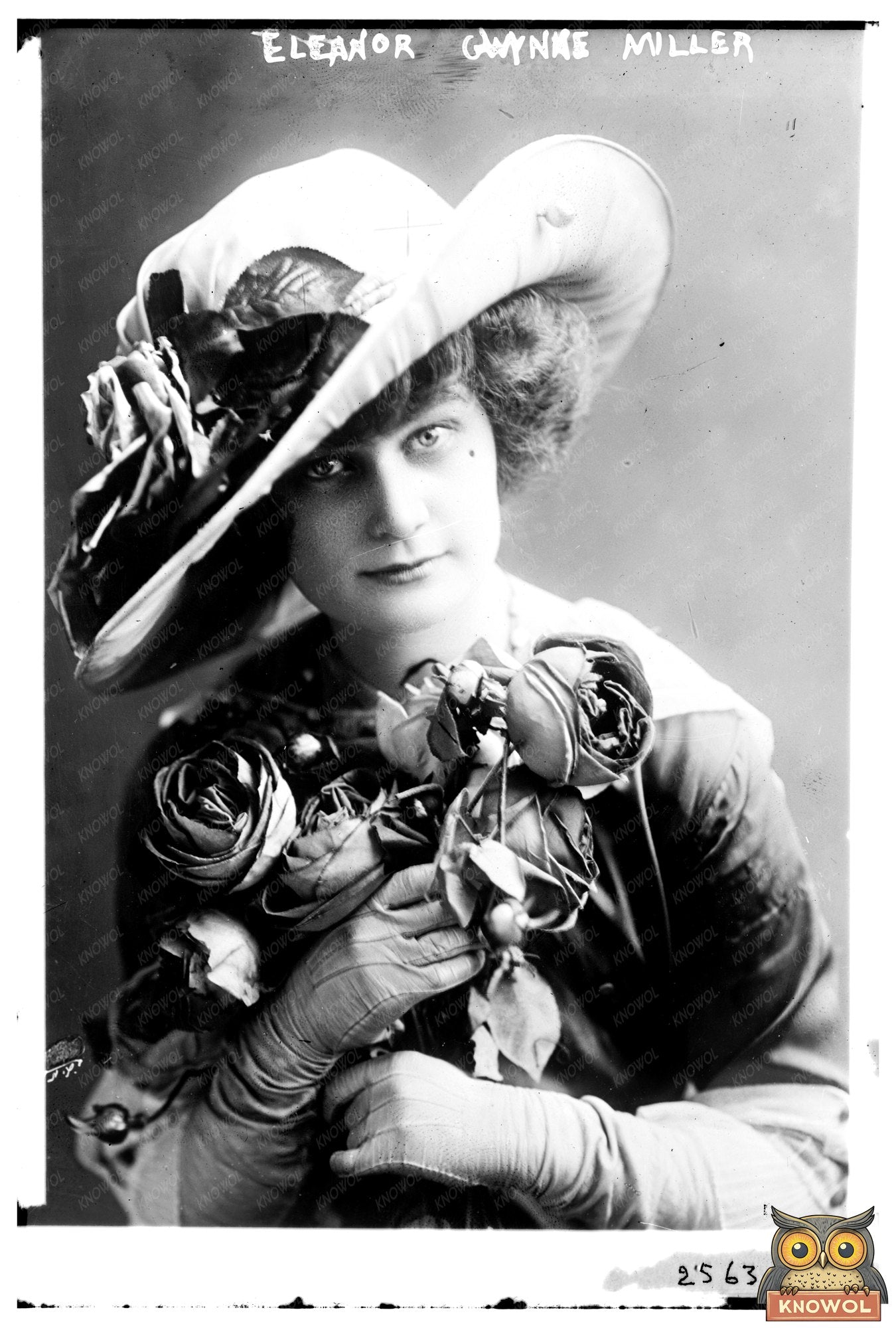 Elegant Early 20th Century Portrait of Eleanor Miller