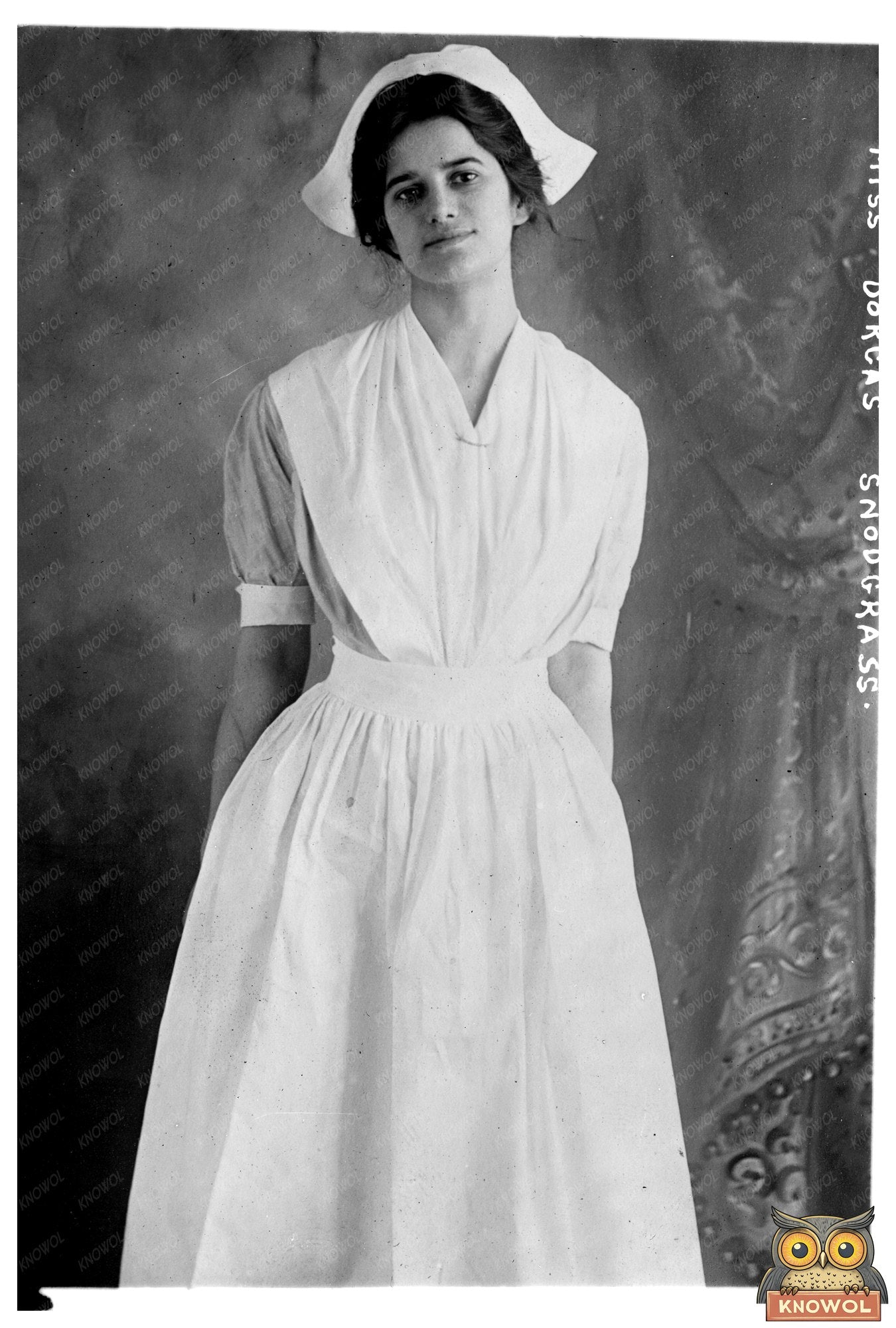 Elegant Young Woman of the Early 1910s Era