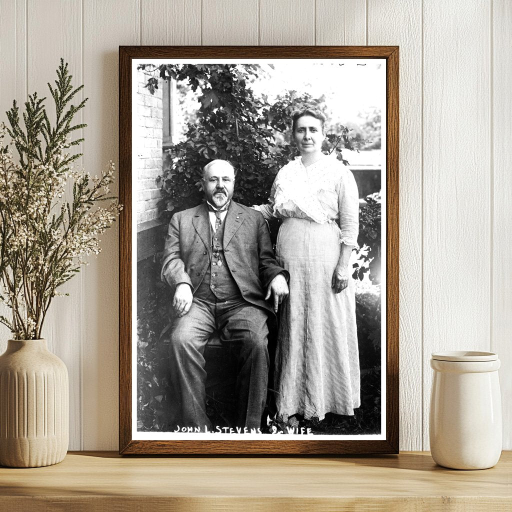 Early 1900s Vintage Portrait of a Couple