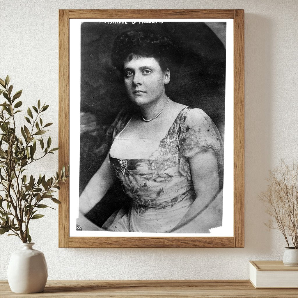 Elegant Portrait of Mrs. Roebling, 1910-1915